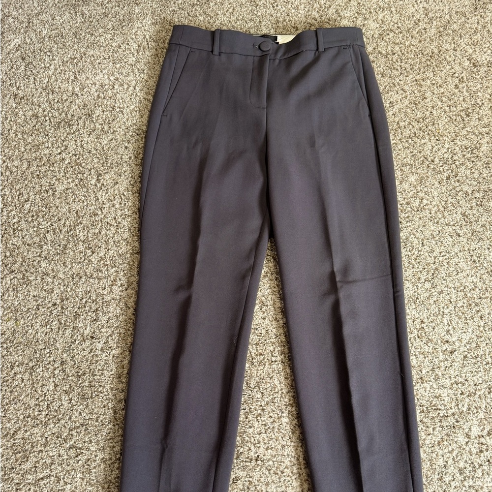 J. Crew Women's Ankle Cropped Black Dress Pants